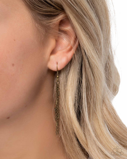 STACK In Business - brass - Paparazzi necklace