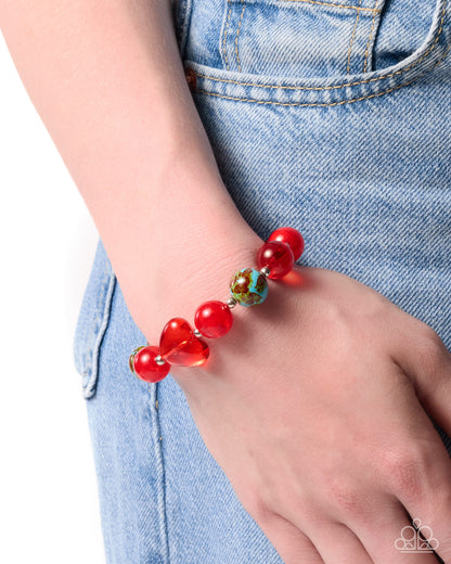 STONY Ovation - red - Paparazzi bracelet