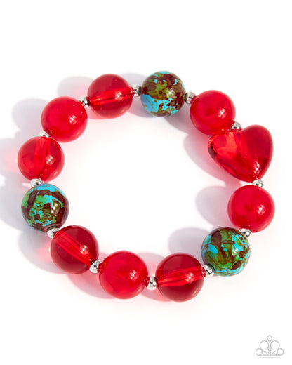 STONY Ovation - red - Paparazzi bracelet
