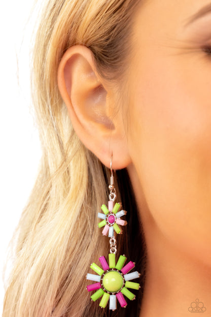 SUN Wild - multi - Paparazzi earrings