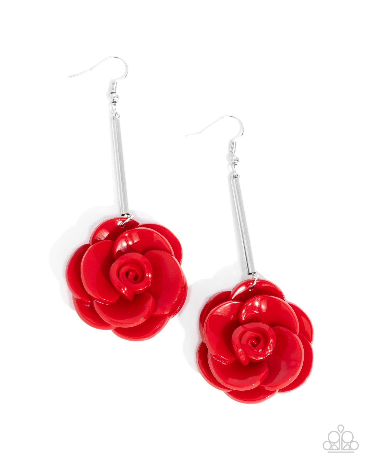 Saccharine Sprig - red - Paparazzi earrings