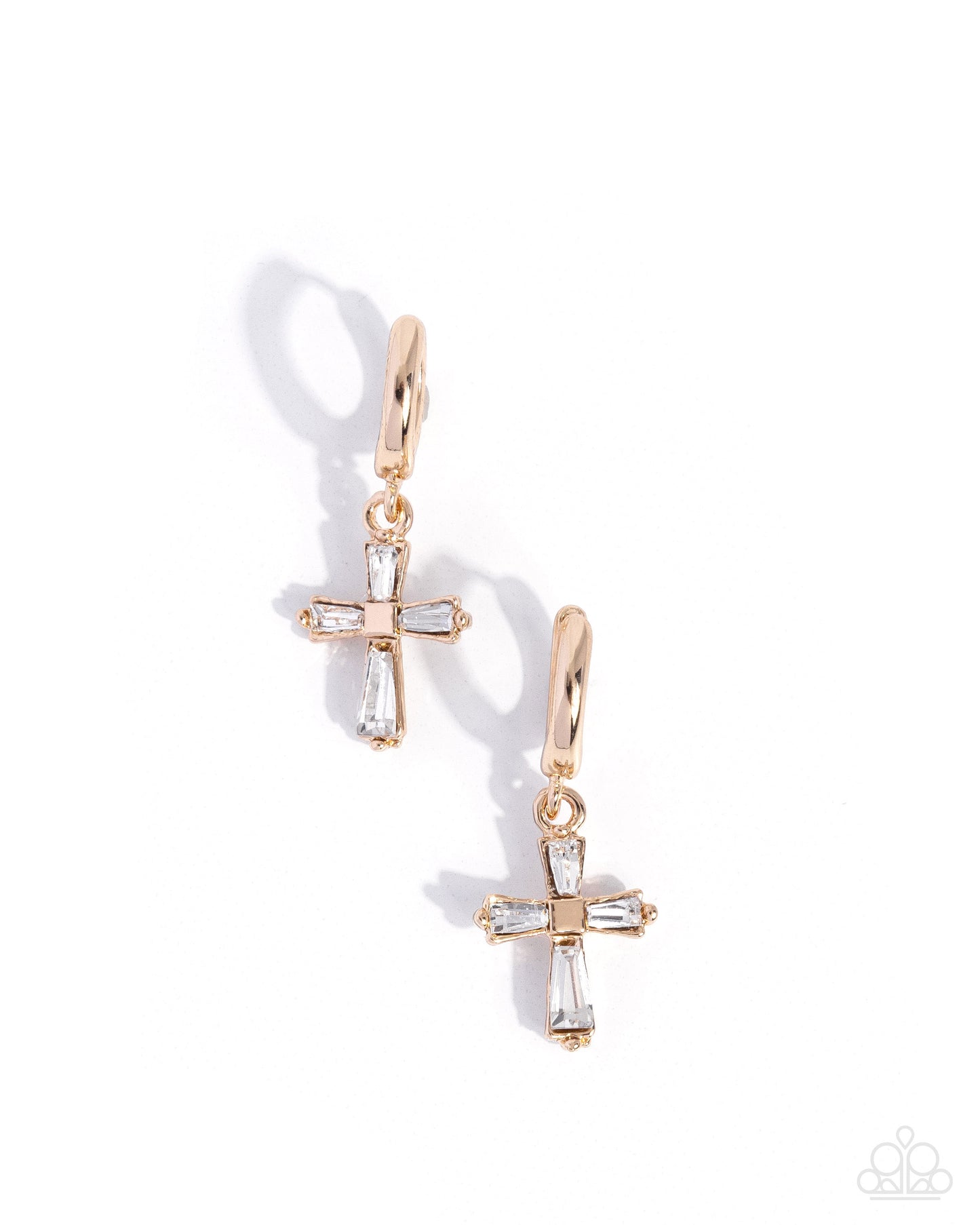 Sacred Shine - gold - Paparazzi earrings