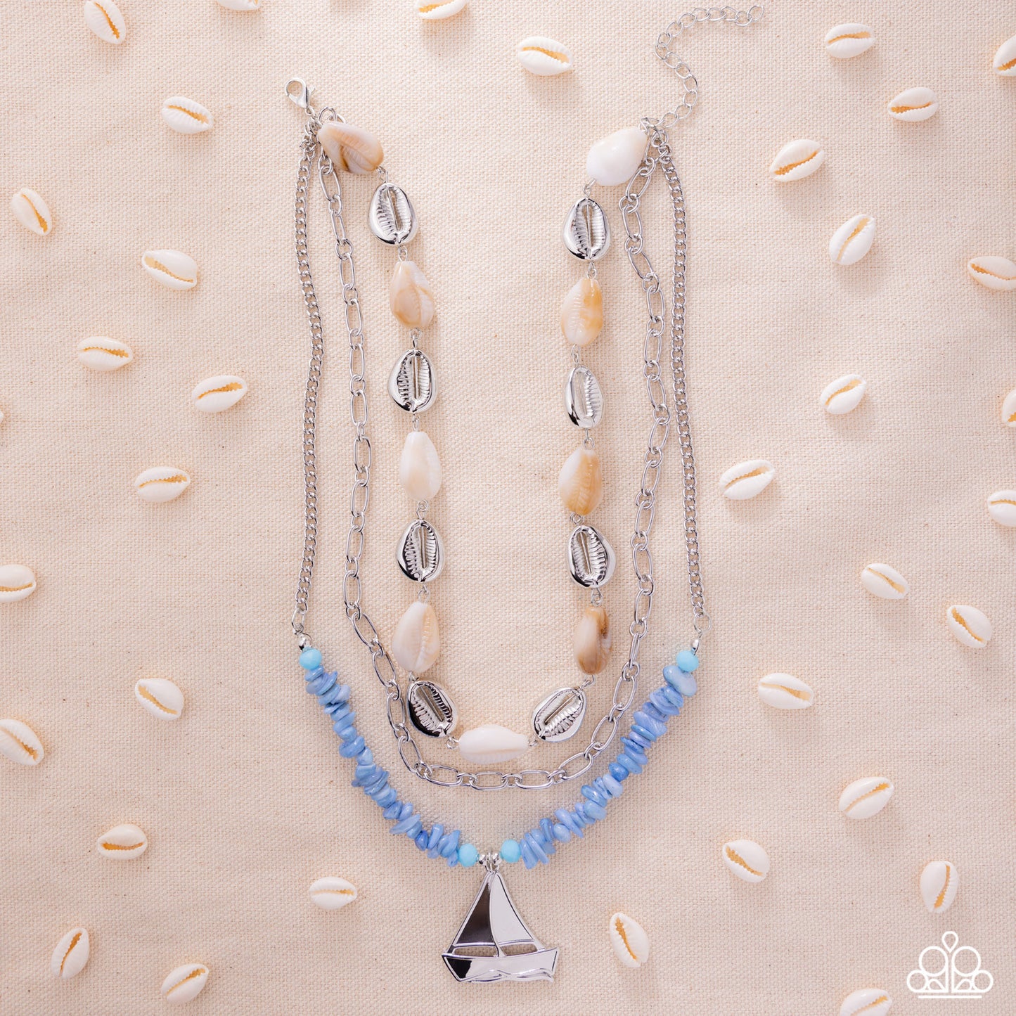 Sailboat Season - blue - Paparazzi necklace