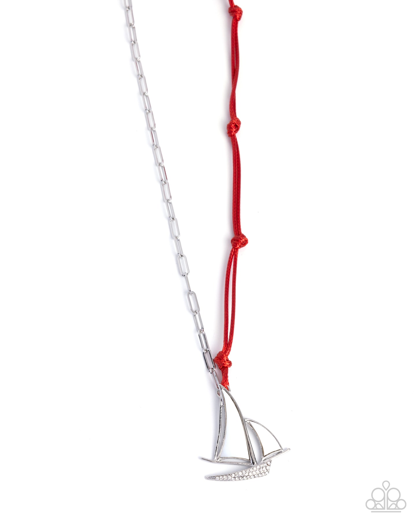 Sailboat Shimmer - red - Paparazzi necklace