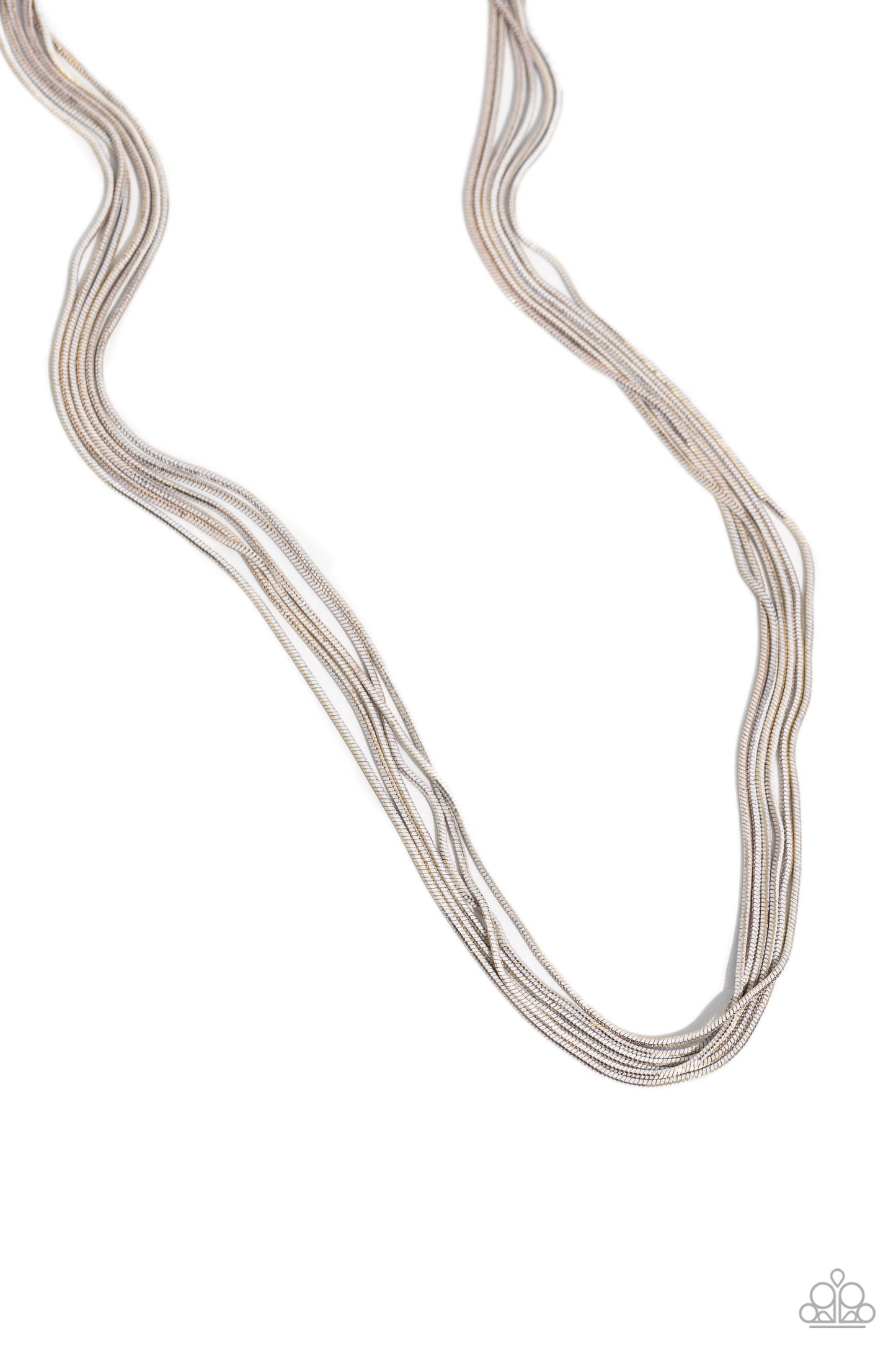 Salvaging Sass - white - Paparazzi necklace
