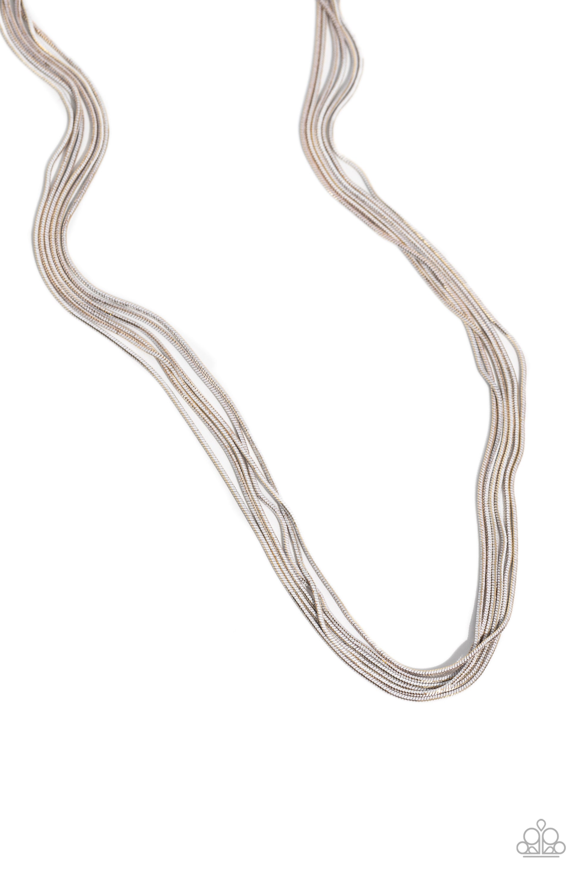 Salvaging Sass - white - Paparazzi necklace