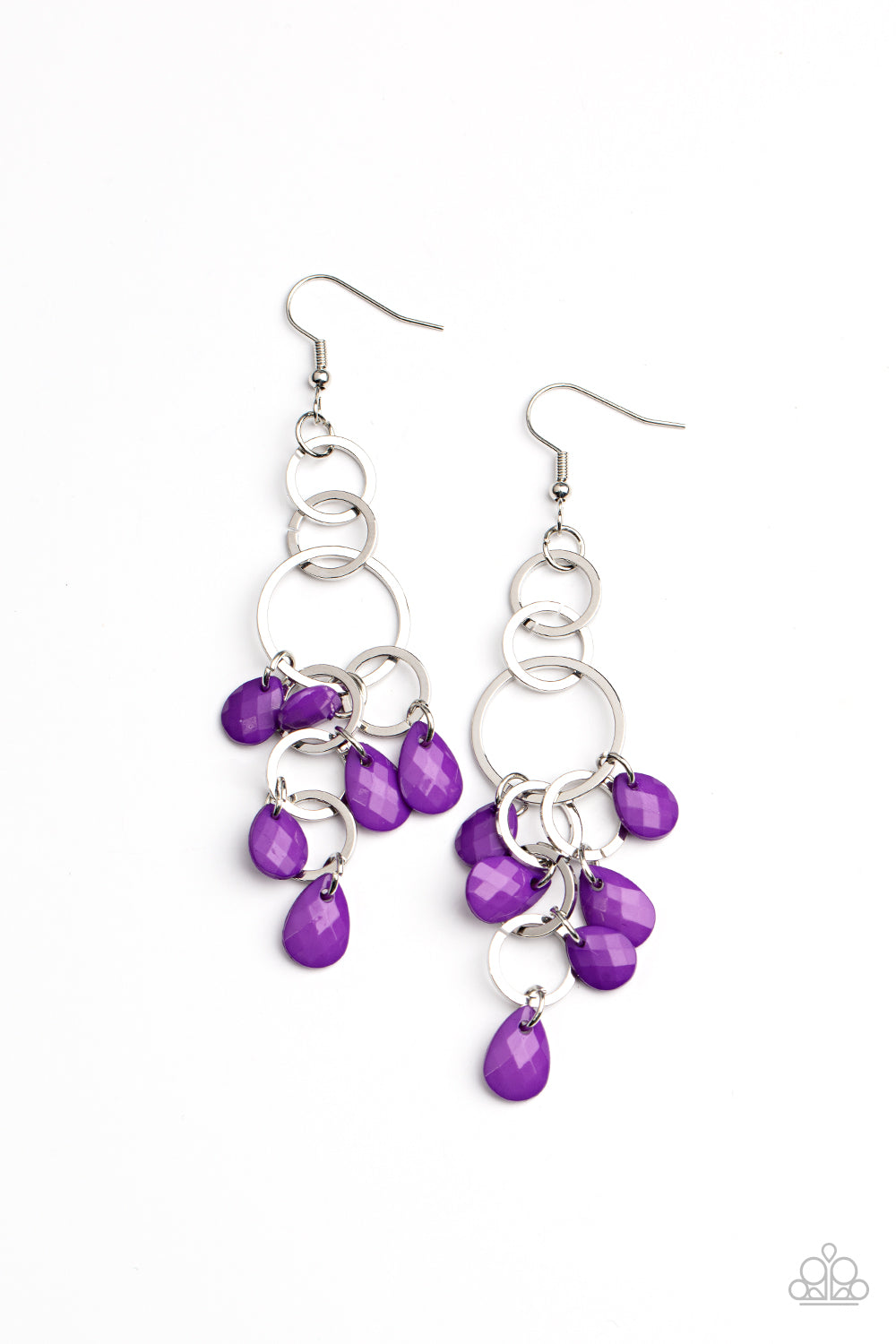 Sandcastle Sunset - purple - Paparazzi earrings