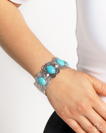Sandstone Serenade - blue - Paparazzi bracelet