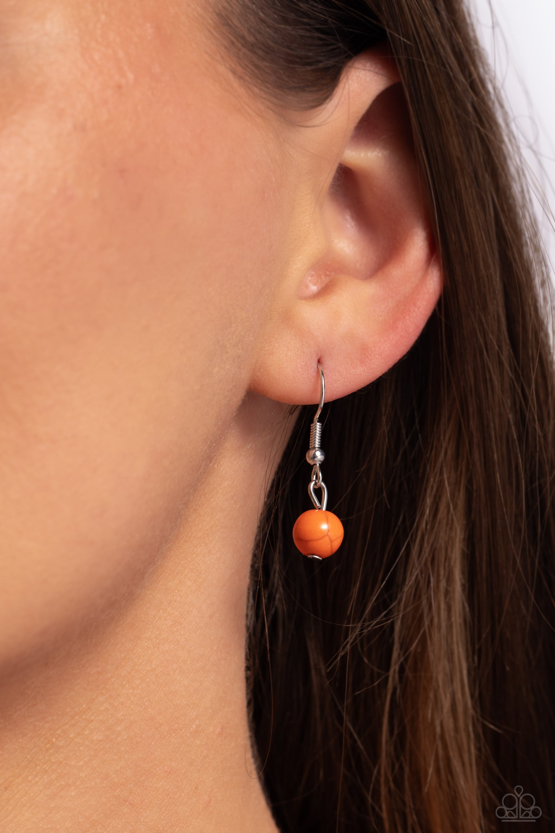 Sandstone Stroll - orange - Paparazzi necklace