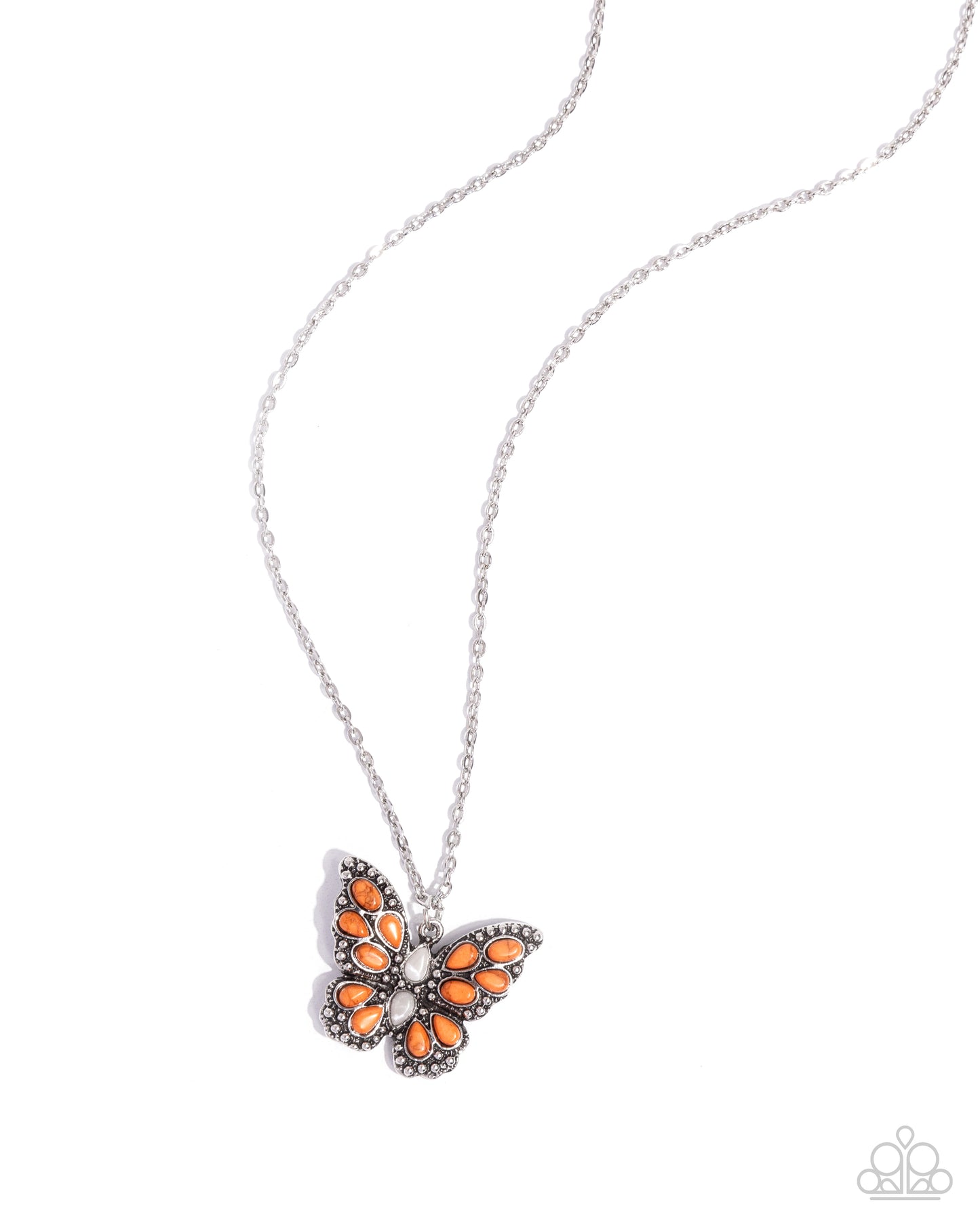 Santa Fe Satisfaction - orange - Paparazzi necklace