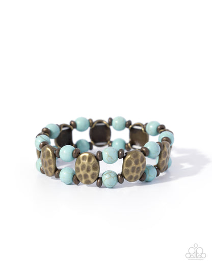 Santa Fe Scope - brass - Paparazzi bracelet