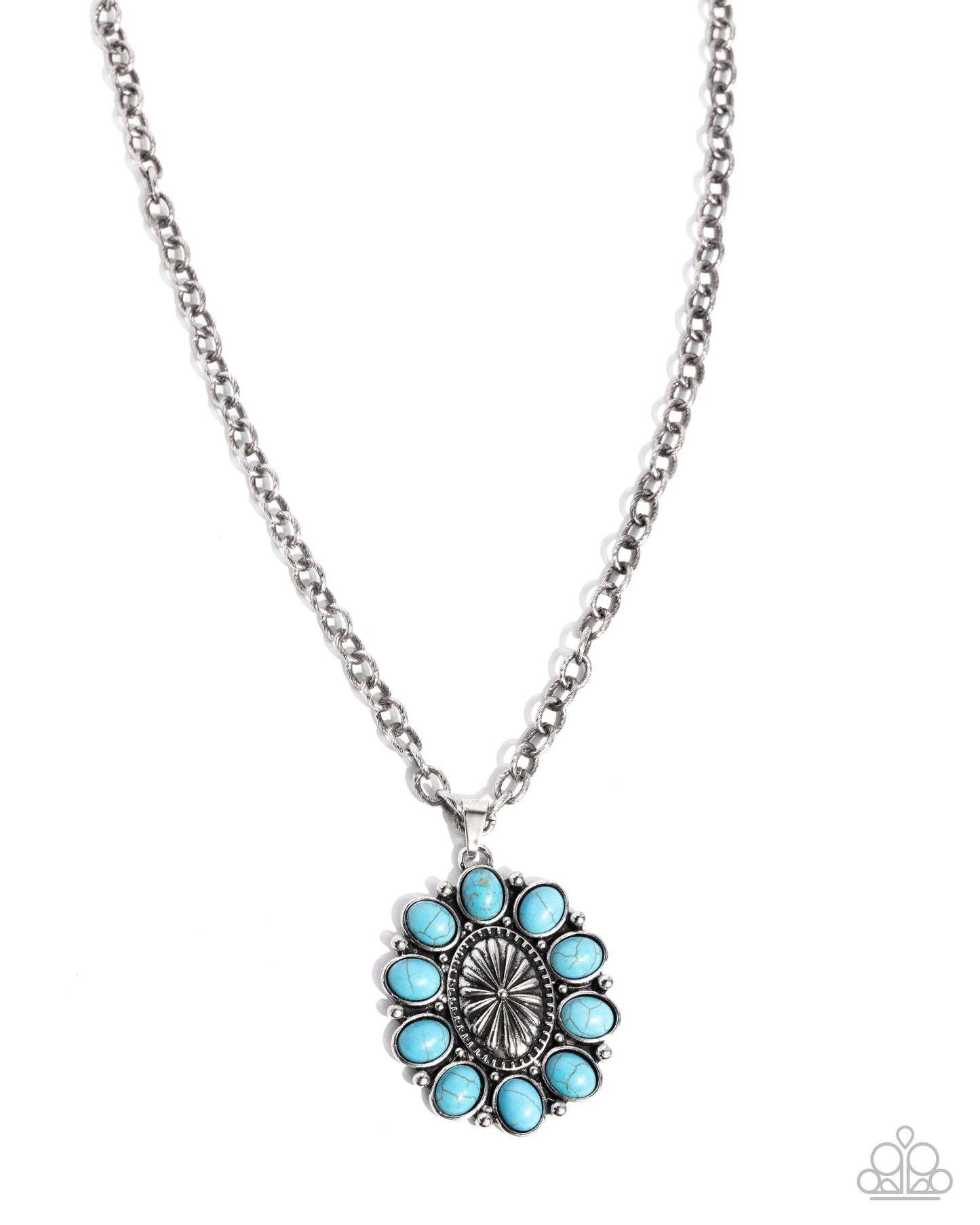 Santa Fe Score - blue - Paparazzi necklace