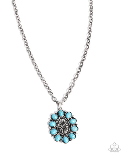 Santa Fe Score - blue - Paparazzi necklace