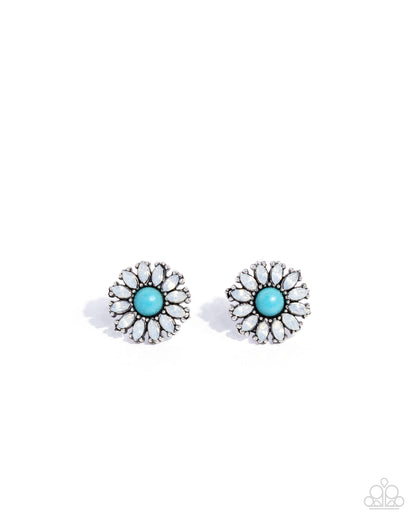 Santa Fe Showcase - blue - Paparazzi earrings
