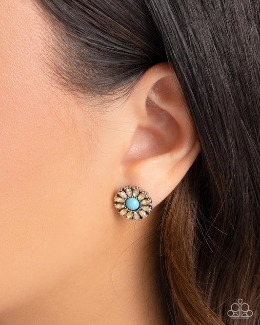 Santa Fe Showcase - yellow - Paparazzi earrings