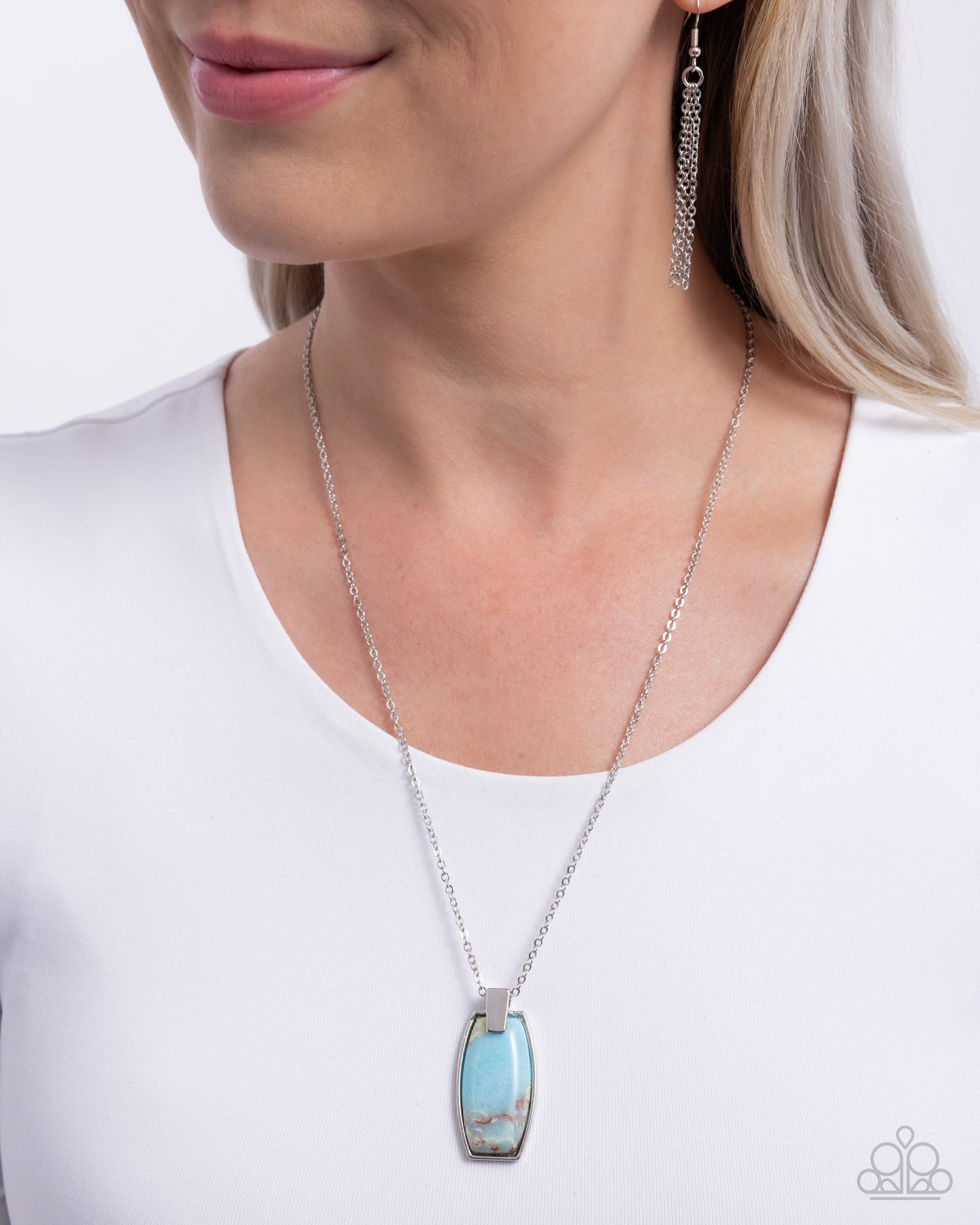Santa Fe Someday - blue - Paparazzi necklace