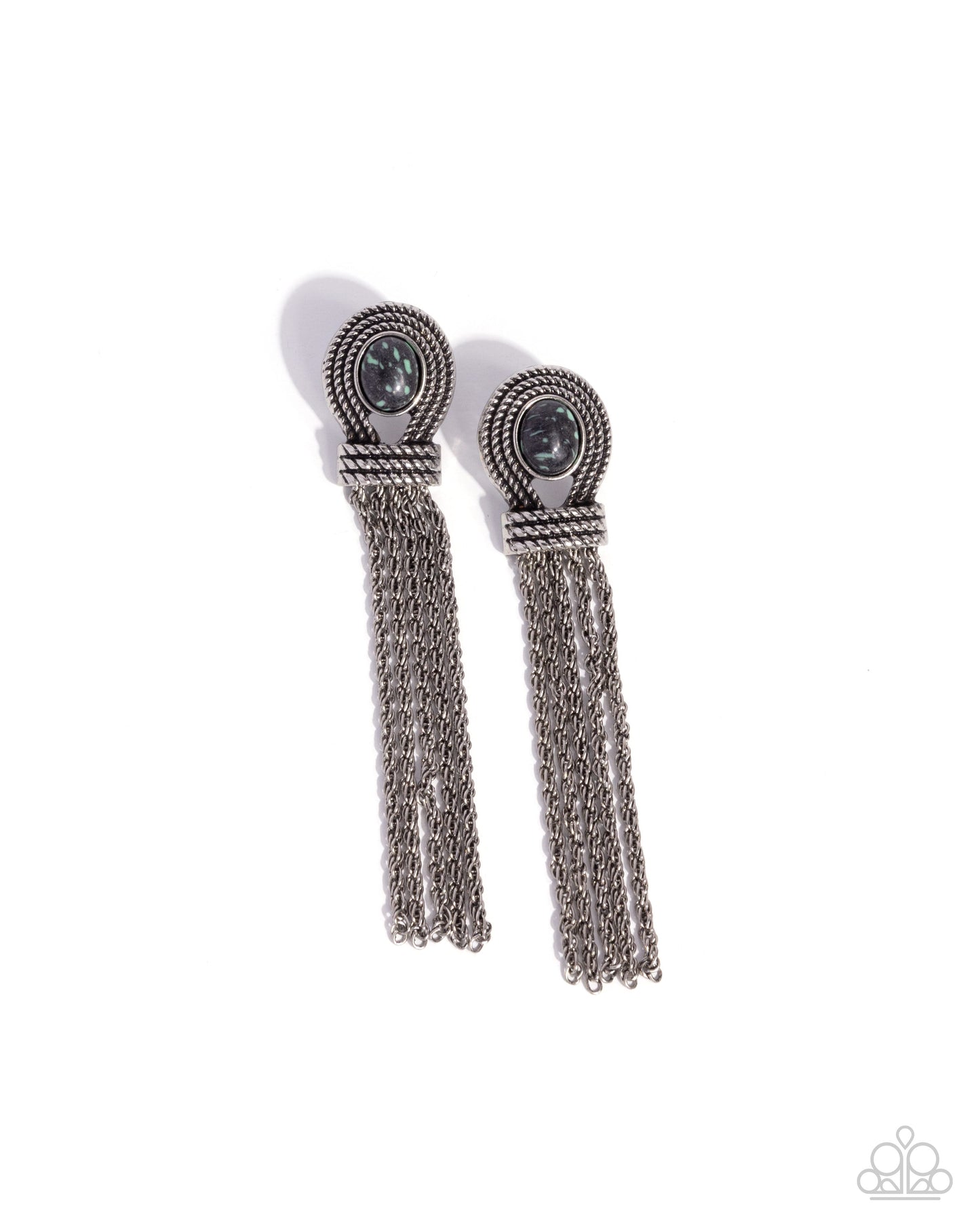 Santa Fe Spell - black - Paparazzi earrings