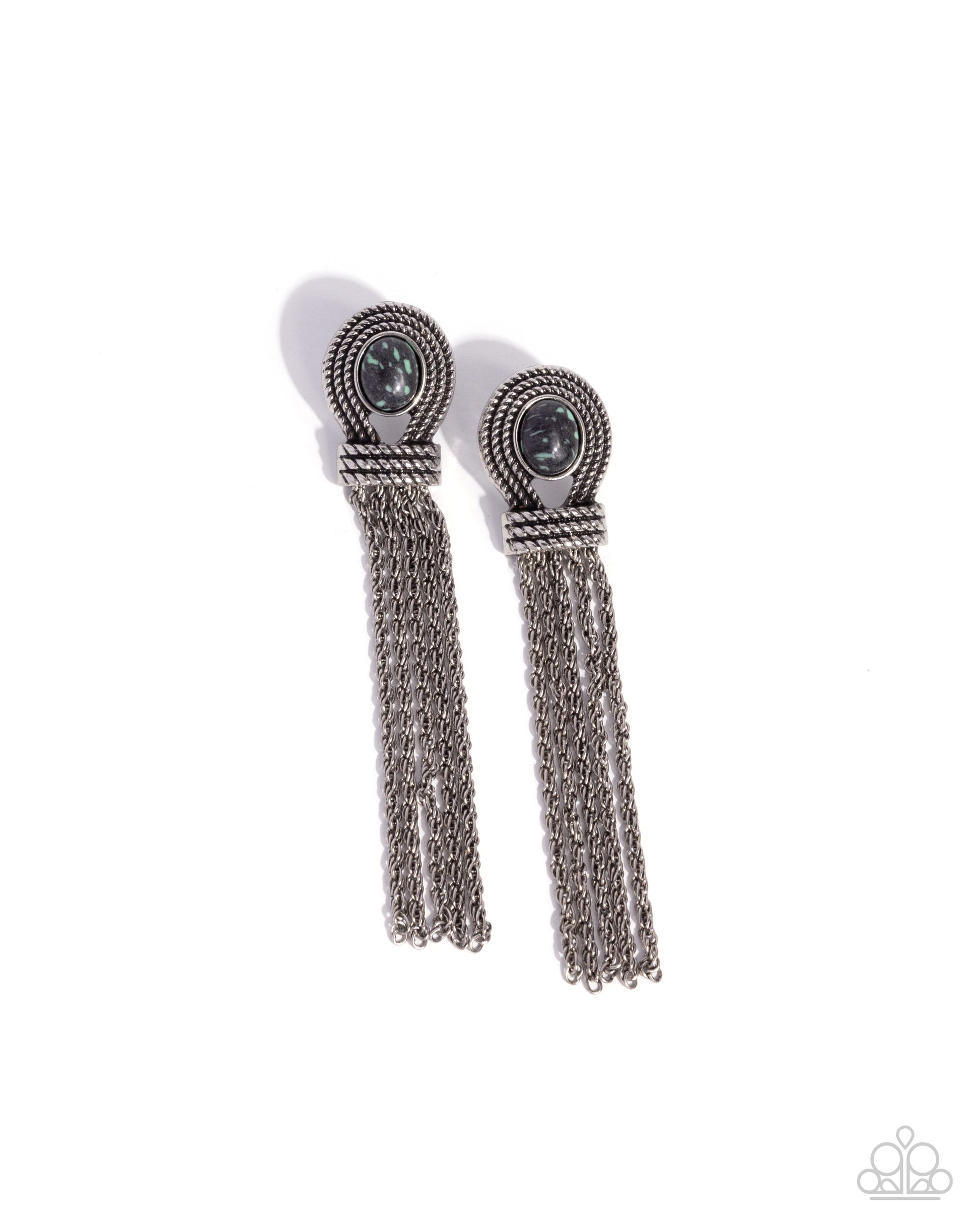 Santa Fe Spell - black - Paparazzi earrings