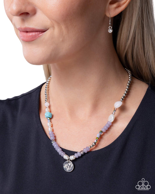 Santa Fe Story - silver - Paparazzi necklace