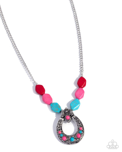 Santa Fe Superstition - pink - Paparazzi necklace