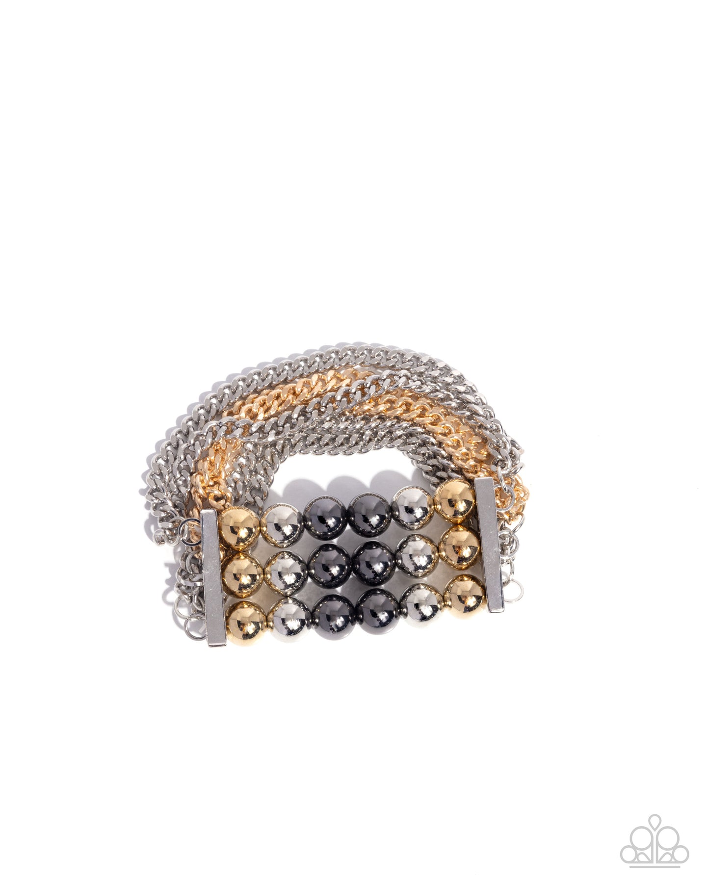 Sarcastic Stack - multi - Paparazzi bracelet
