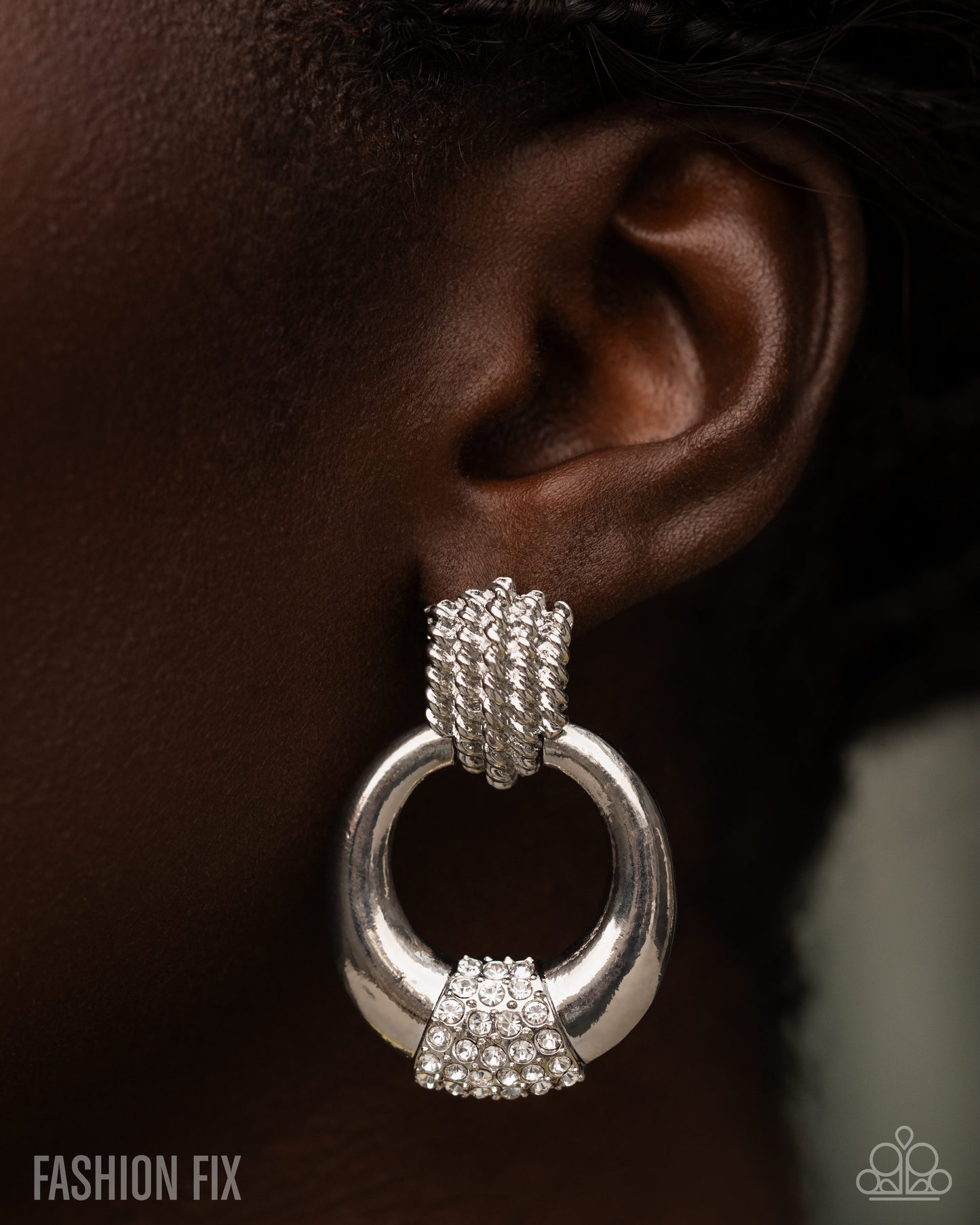 Sass Of The Day - white - Paparazzi earrings