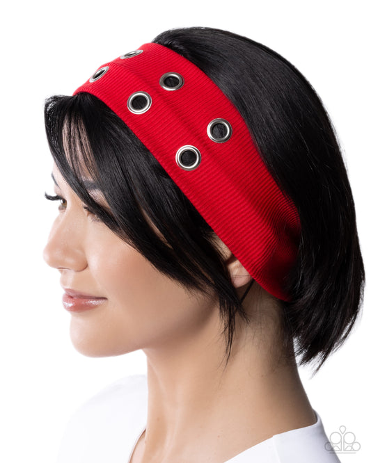 Sassy Secret - red - Paparazzi headband