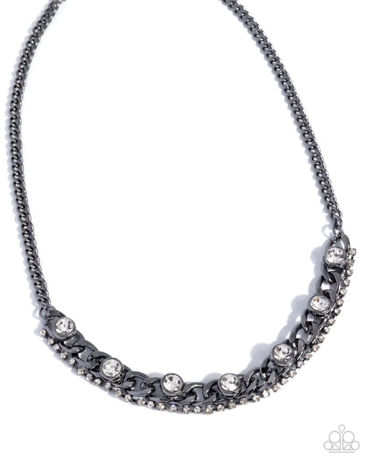 Sassy Sensation - black - Paparazzi necklace