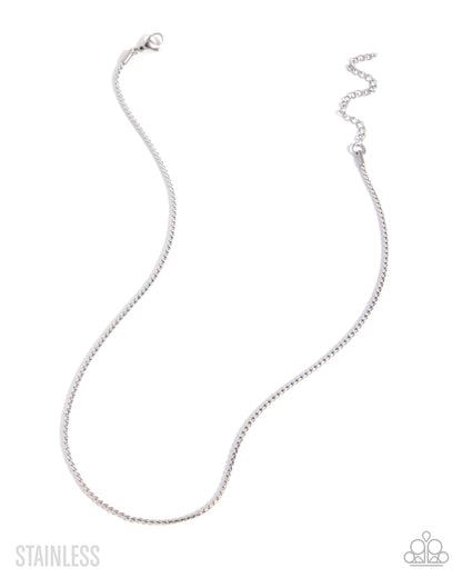 Sassy Splendor - silver - Paparazzi necklace