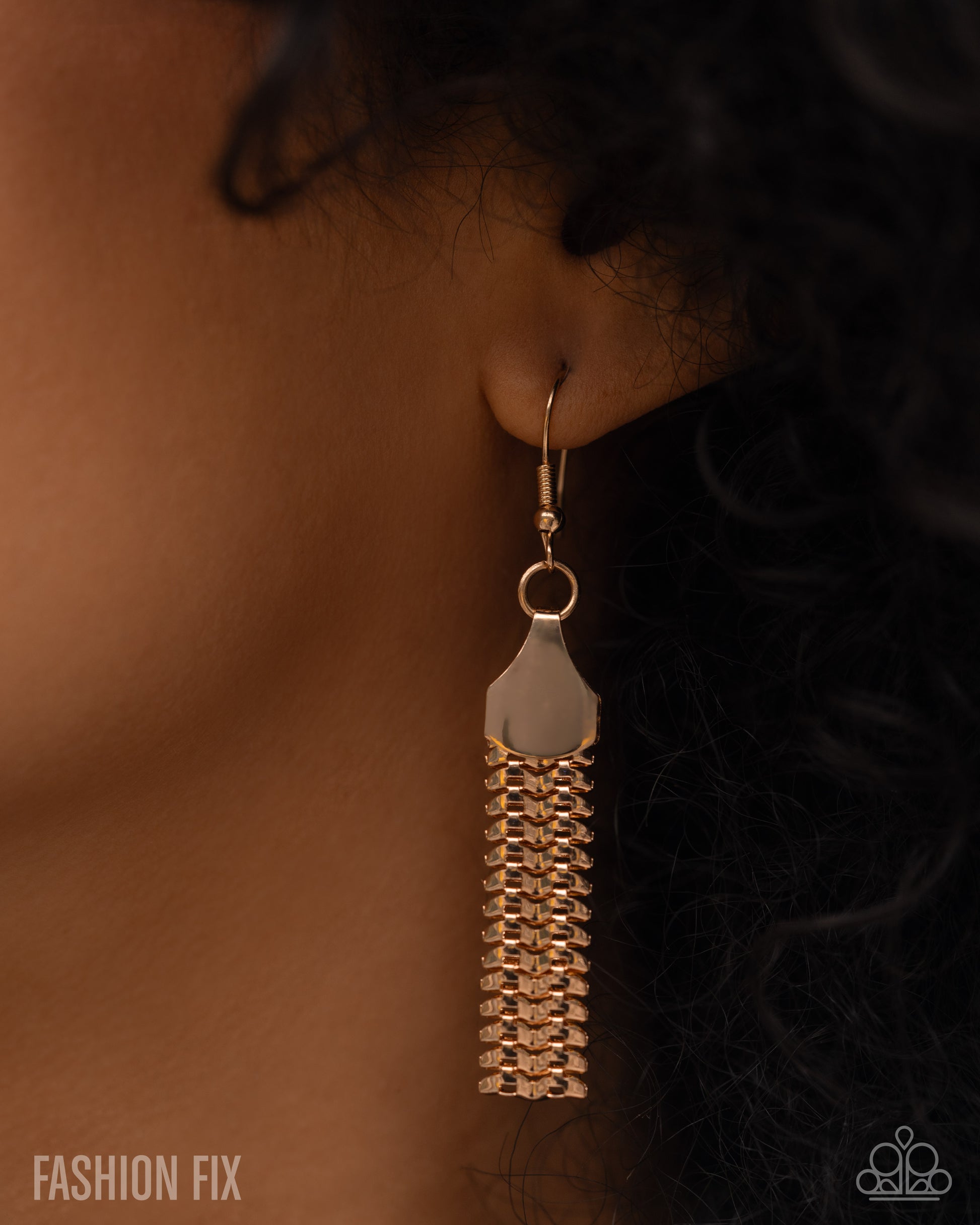 Sassy Staging - gold - Paparazzi necklace