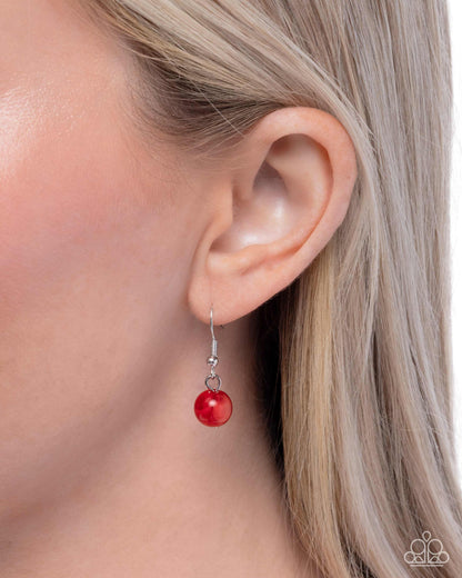 Satisfying Swirls - red - Paparazzi necklace
