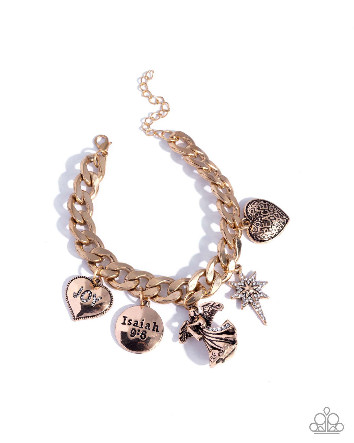 Savior is Born - gold - Paparazzi bracelet