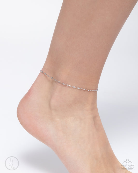 Savory Splendor - silver - Paparazzi anklet