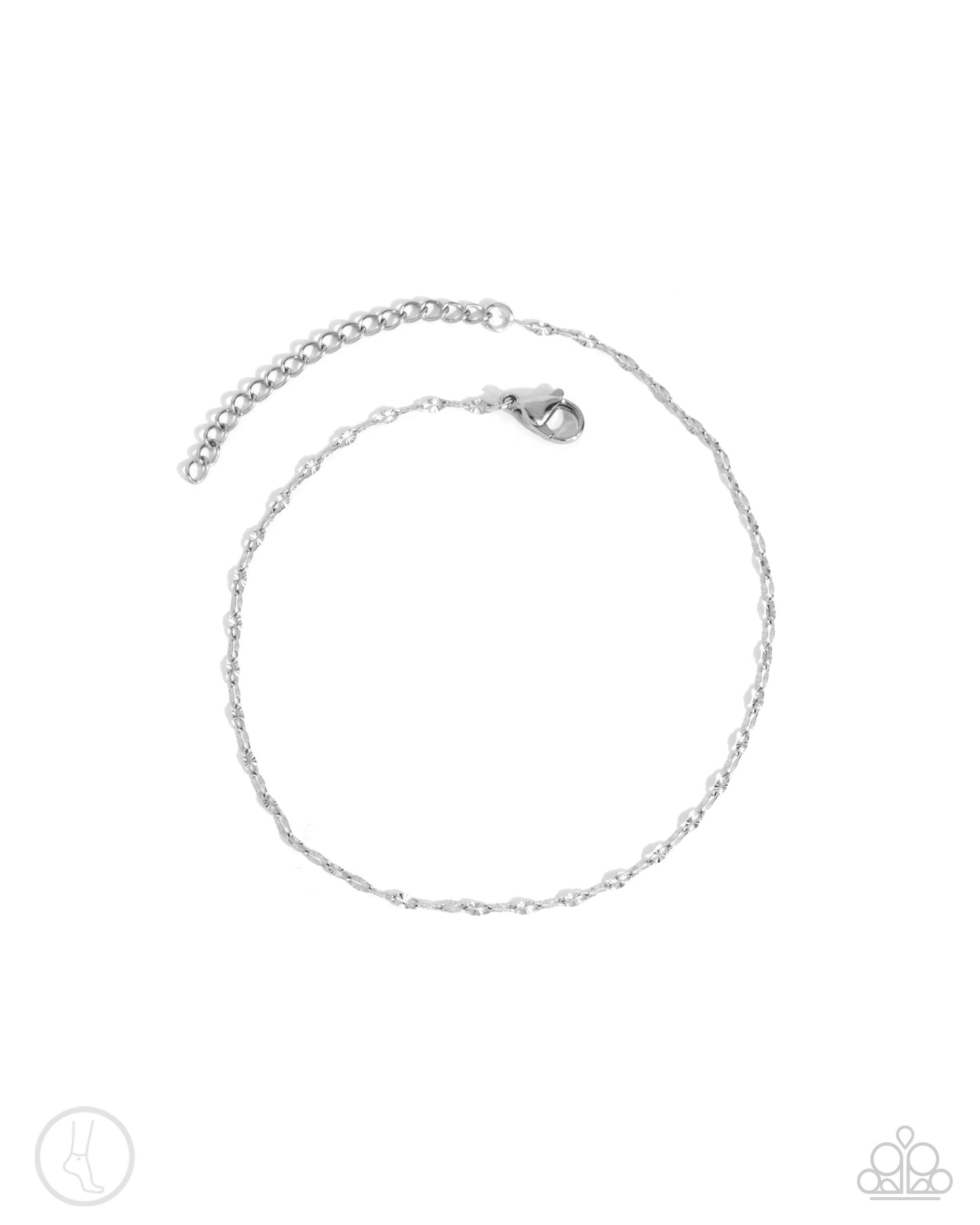 Savory Splendor - silver - Paparazzi anklet