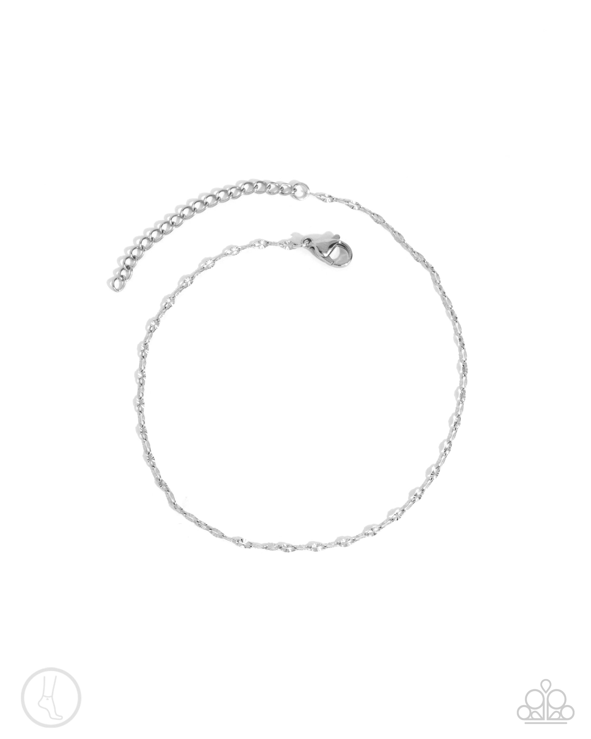 Savory Splendor - silver - Paparazzi anklet