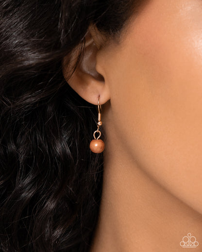 Savory Stone - brown - Paparazzi necklace