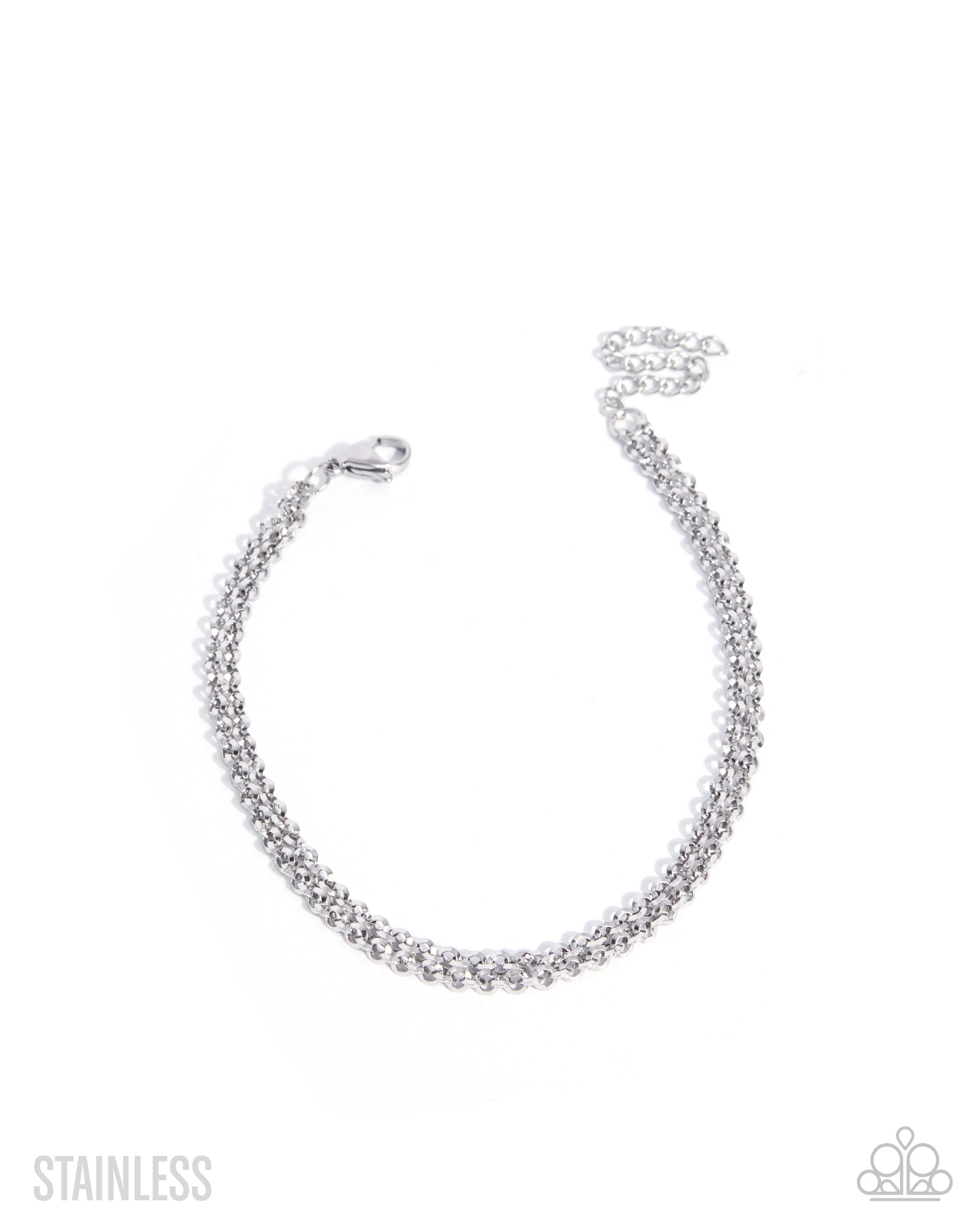 Savory Strands - silver - Paparazzi MENS bracelet