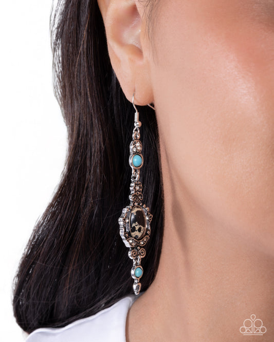 Savvy Sway - black - Paparazzi earrings