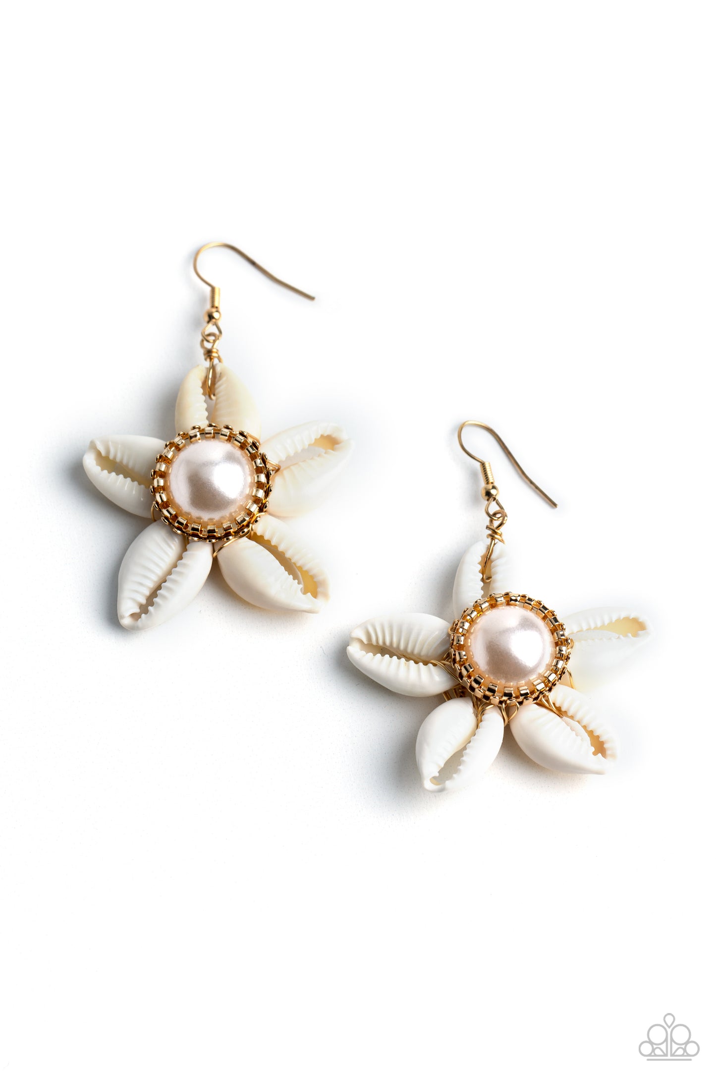 Say Seas - gold - Paparazzi earrings