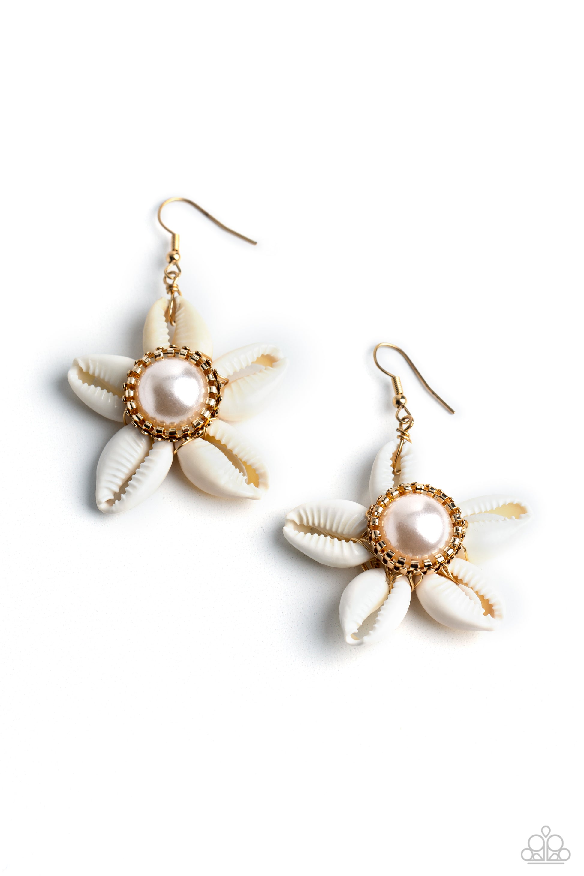 Say Seas - gold - Paparazzi earrings