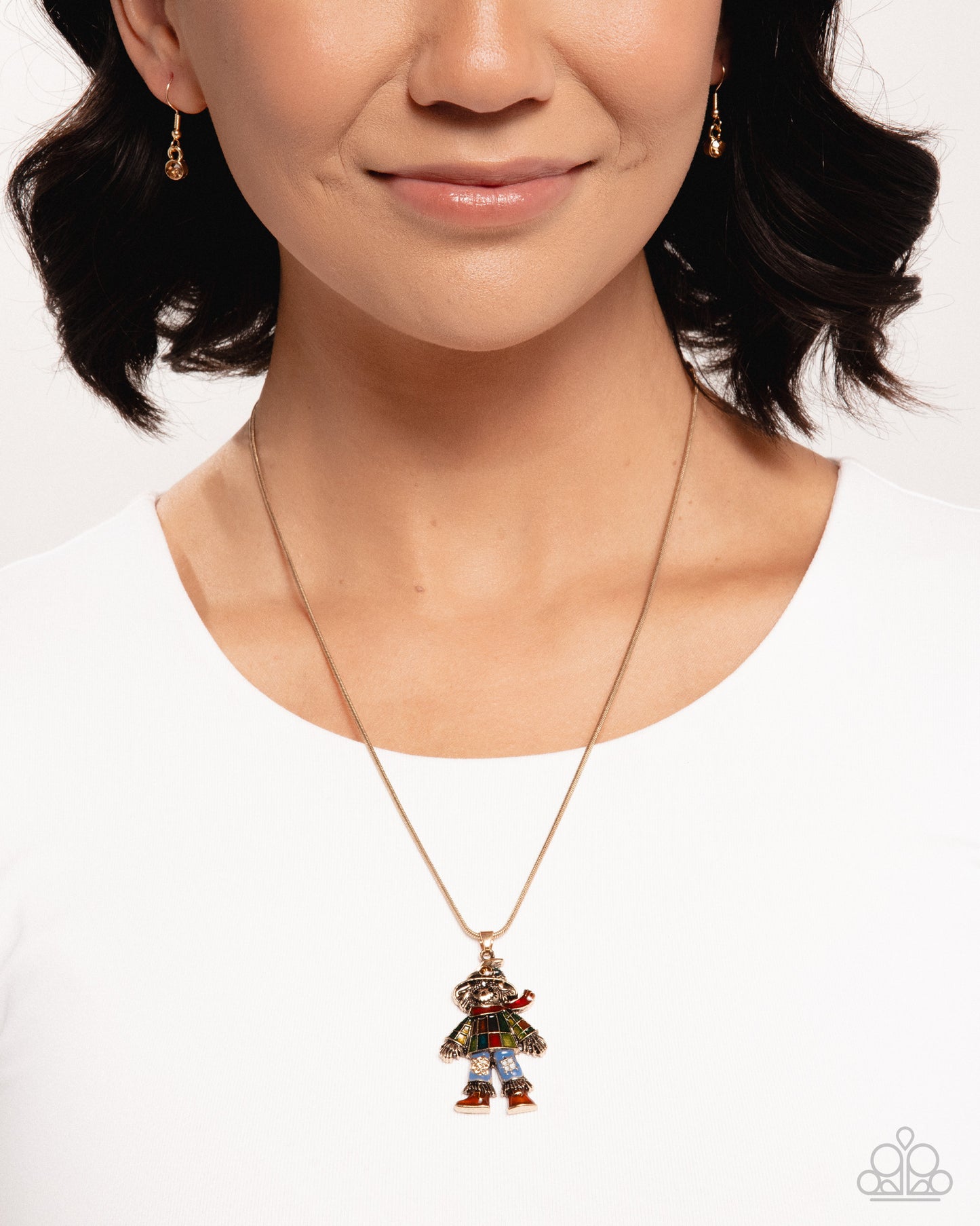 Scarecrow Statement - multi - Paparazzi necklace