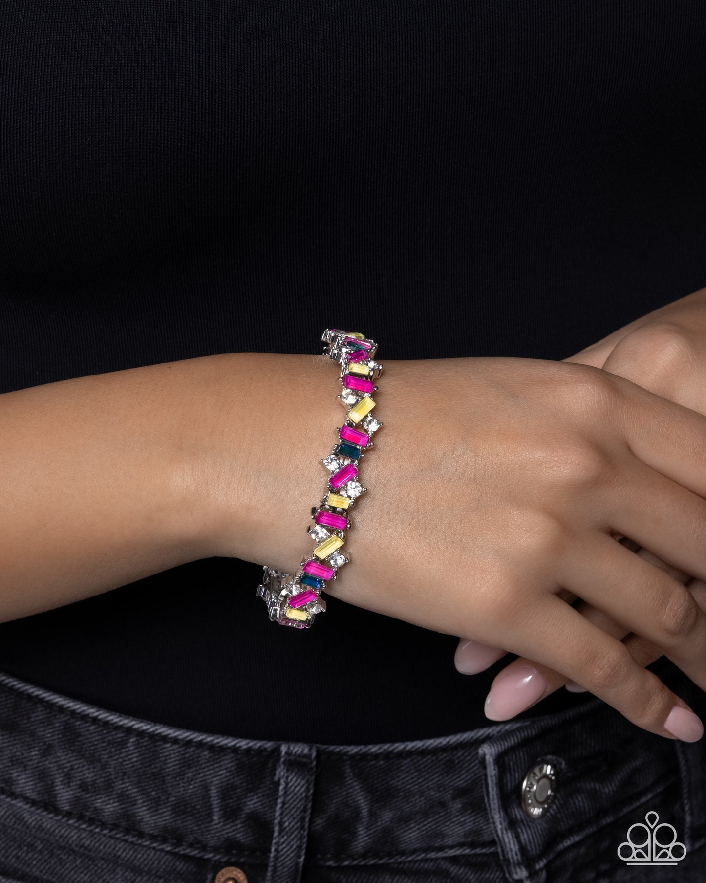 Scattered Shine - pink - Paparazzi bracelet