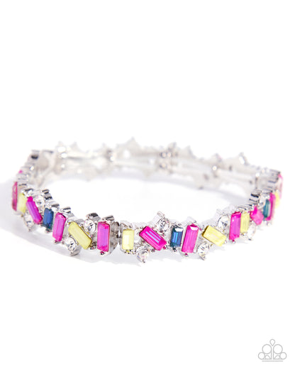 Scattered Shine - pink - Paparazzi bracelet