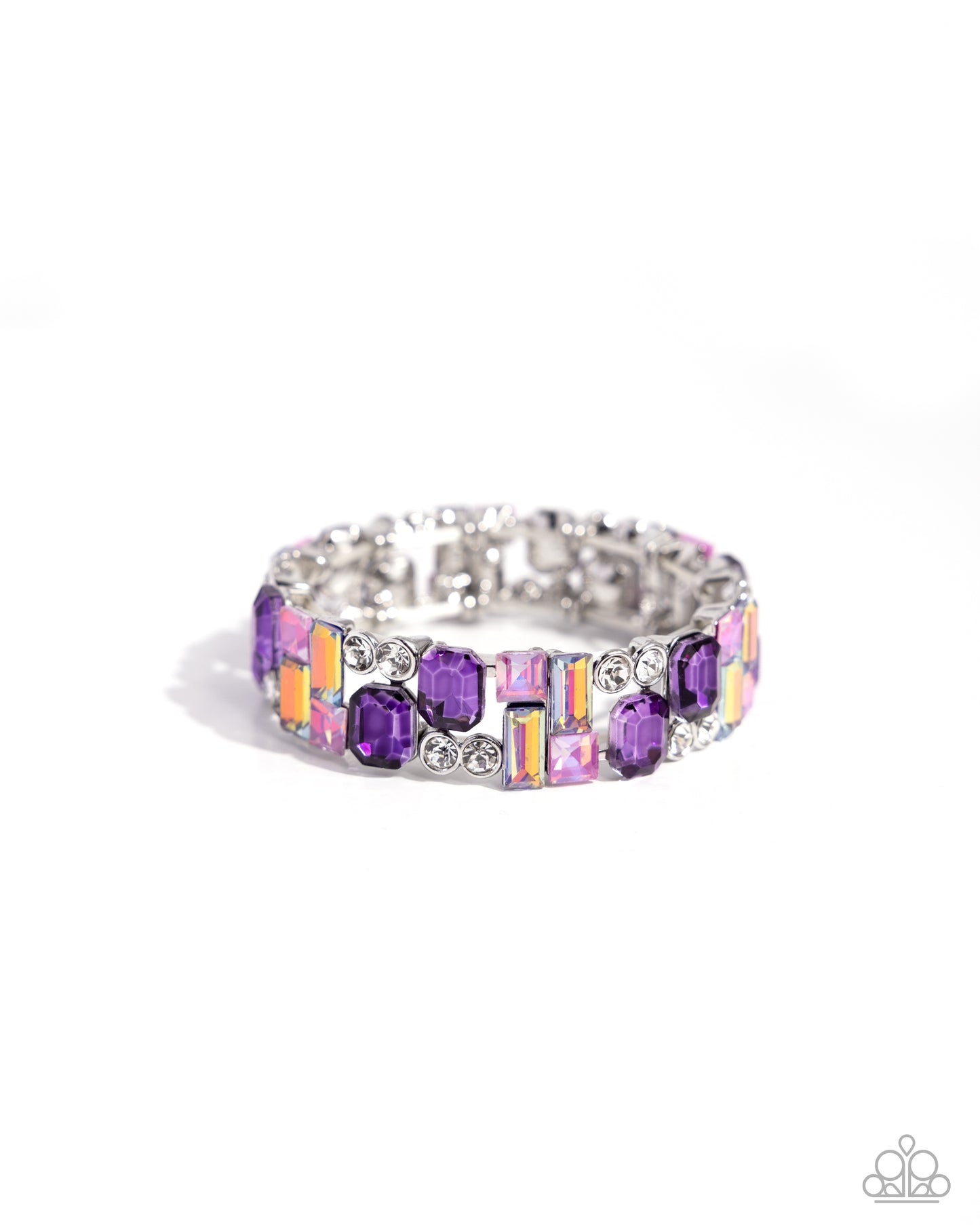 Scattered Showcase - purple - Paparazzi bracelet