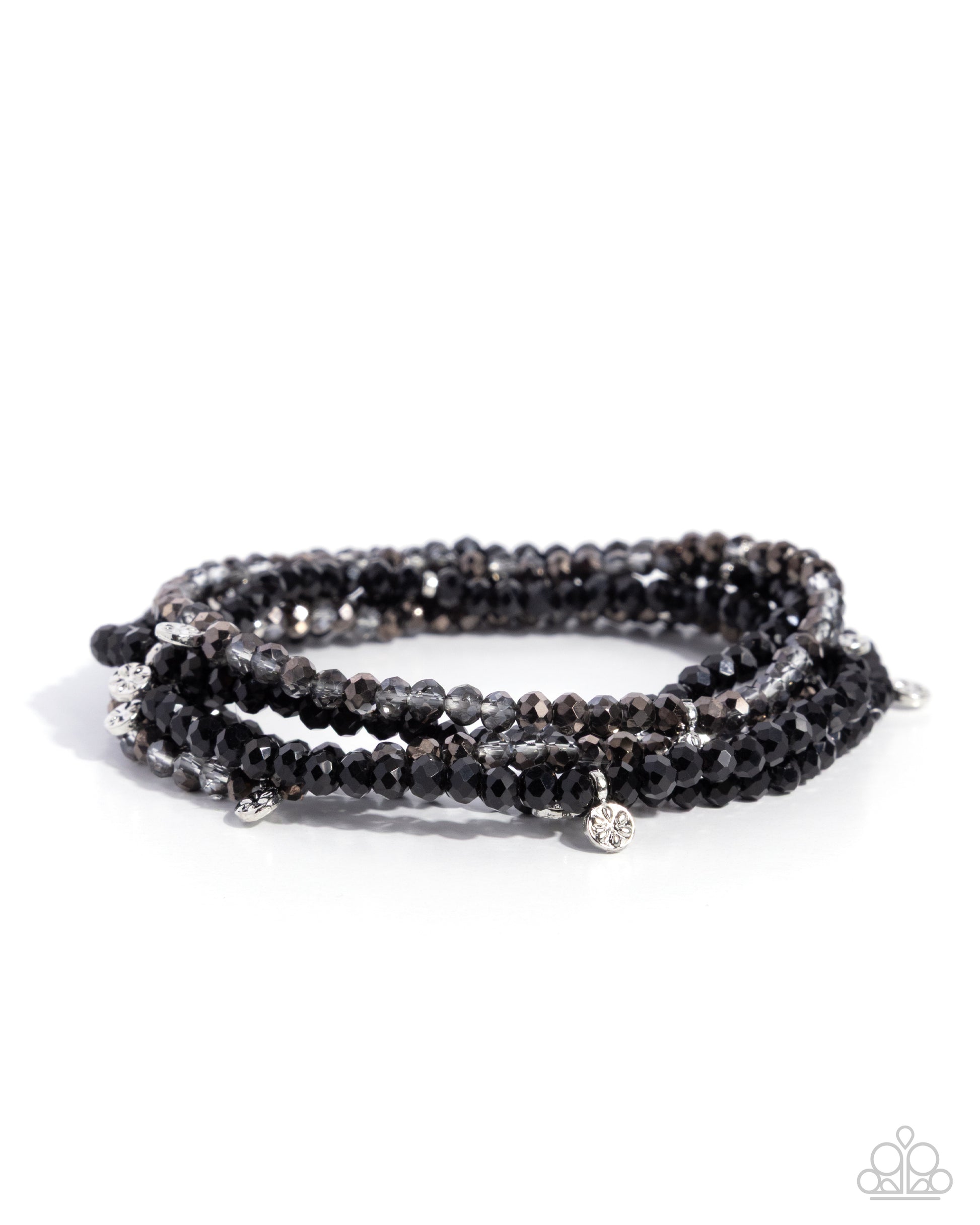 Scattered Sparkle - black - Paparazzi bracelet