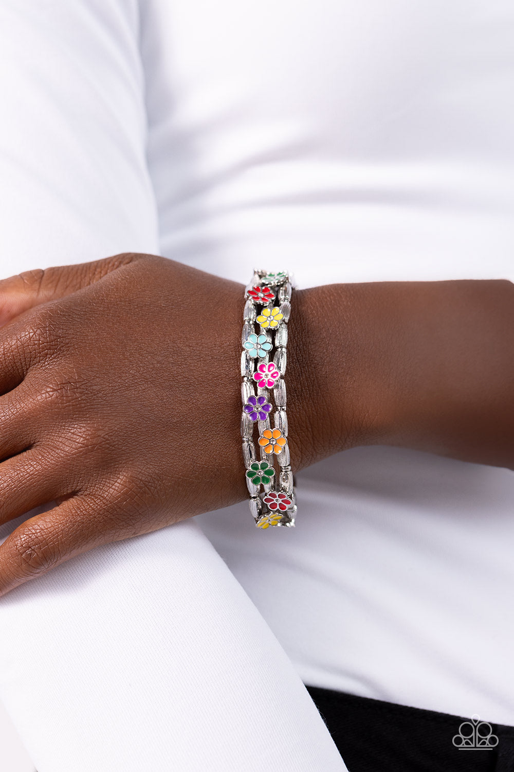 Scattered Springtime - multi - Paparazzi bracelet
