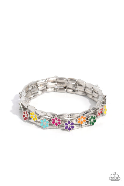 Scattered Springtime - multi - Paparazzi bracelet