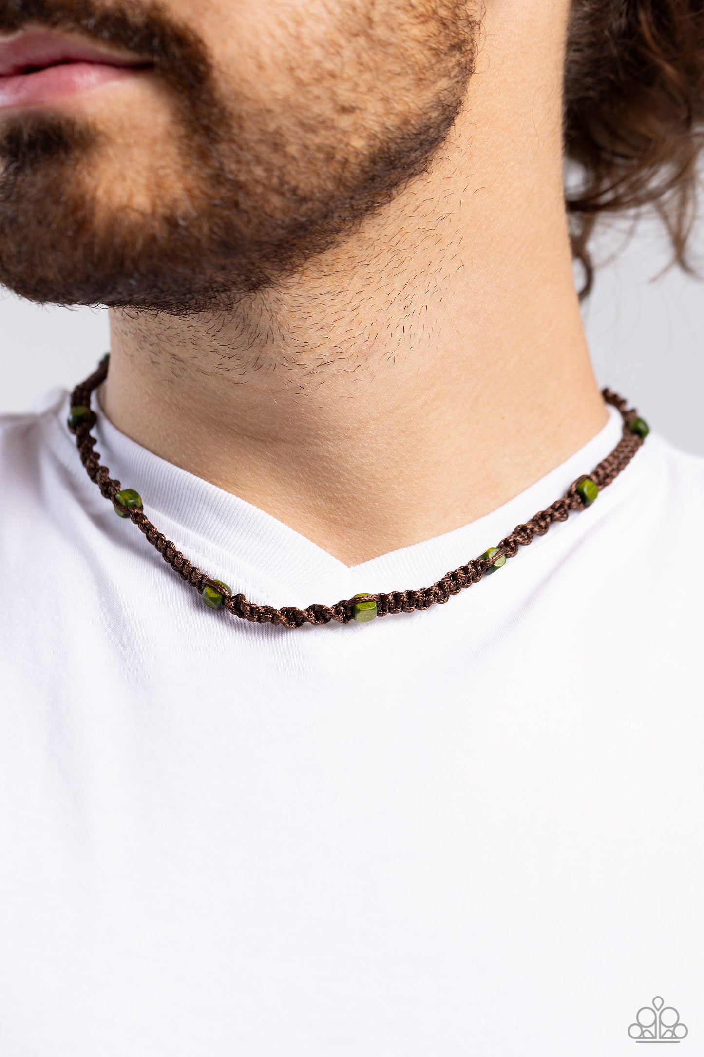 Scenic Climb - green - Paparazzi MENS necklace