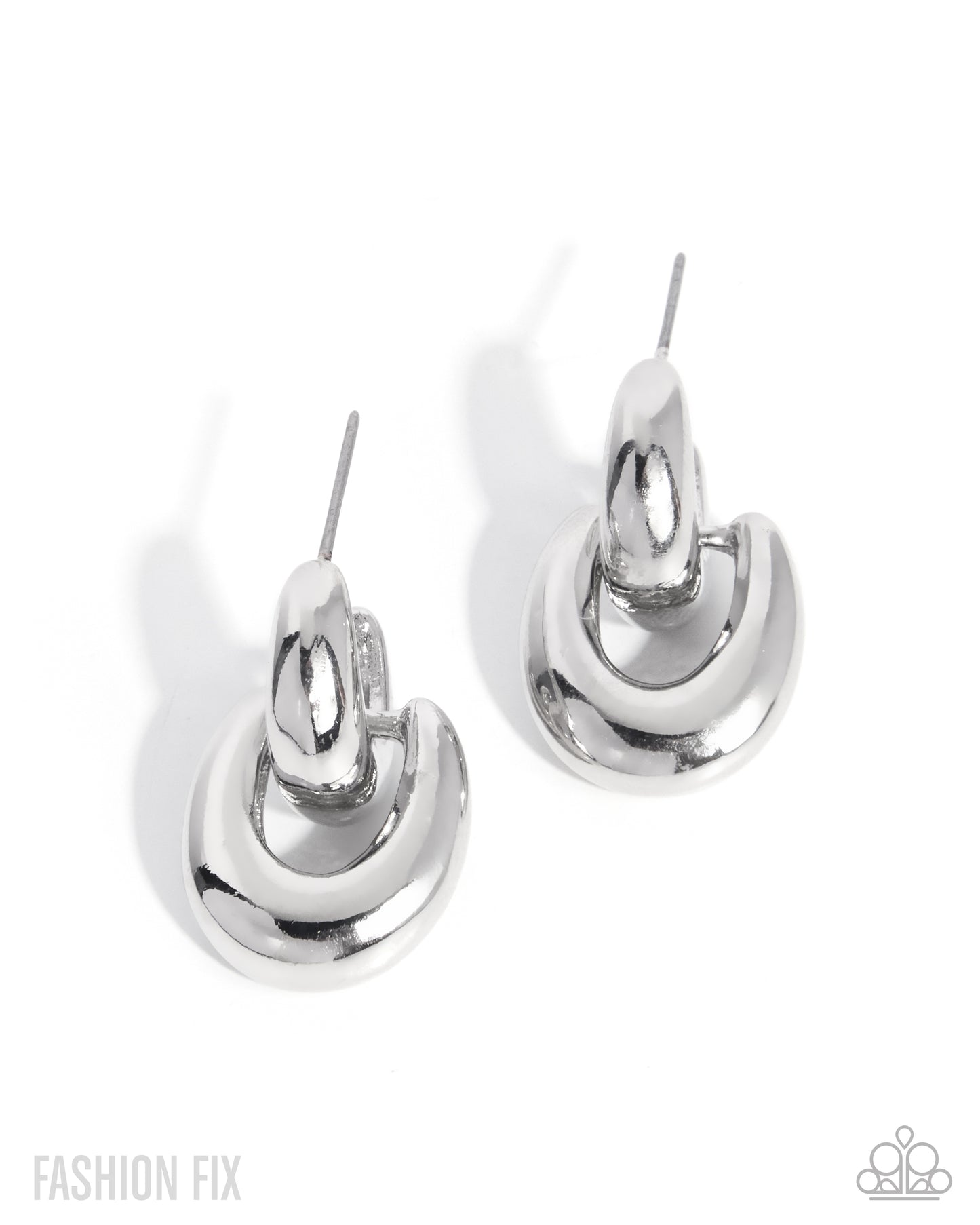 Scheduled Study - silver - Paparazzi earrings