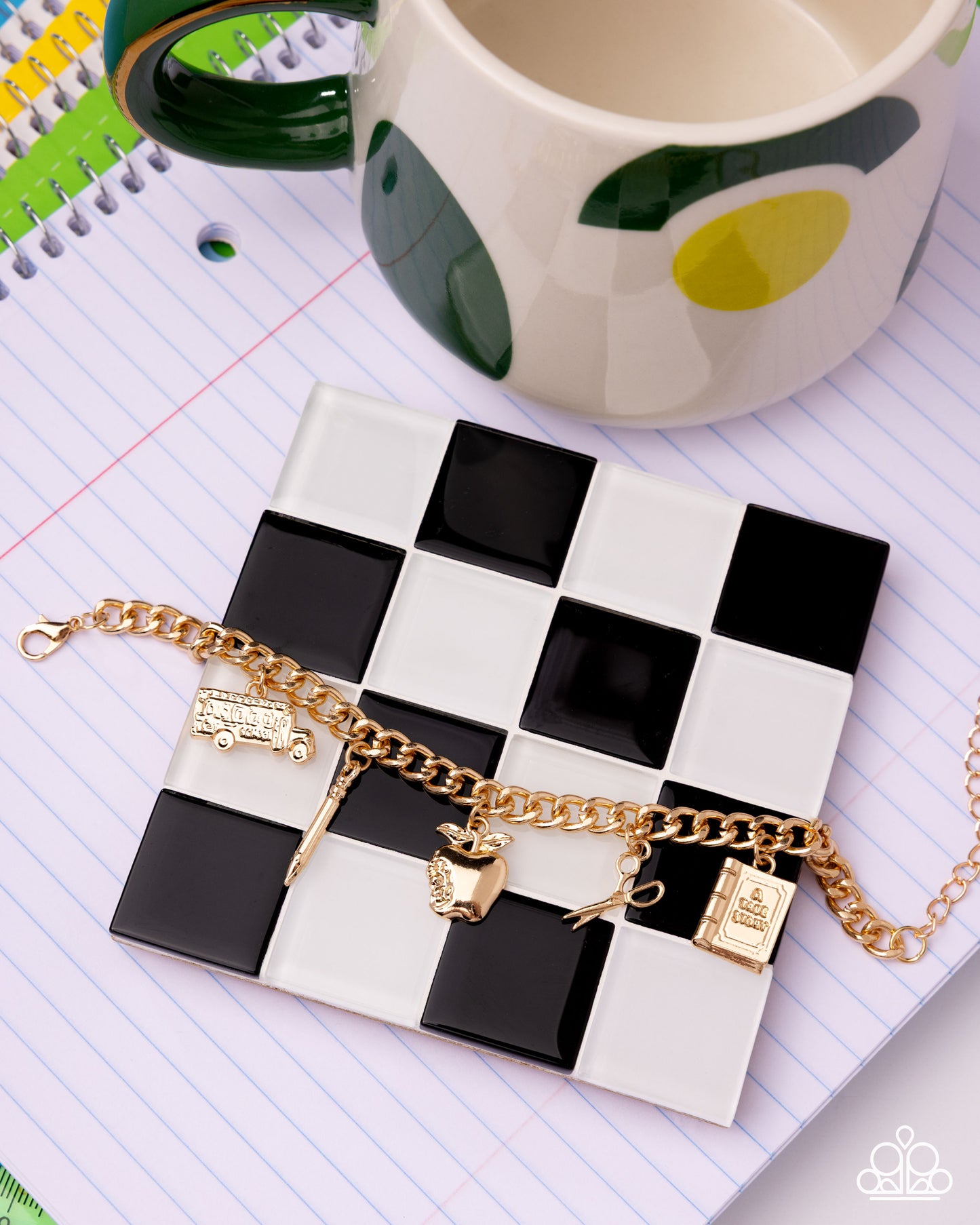 School is in Session - gold - Paparazzi bracelet